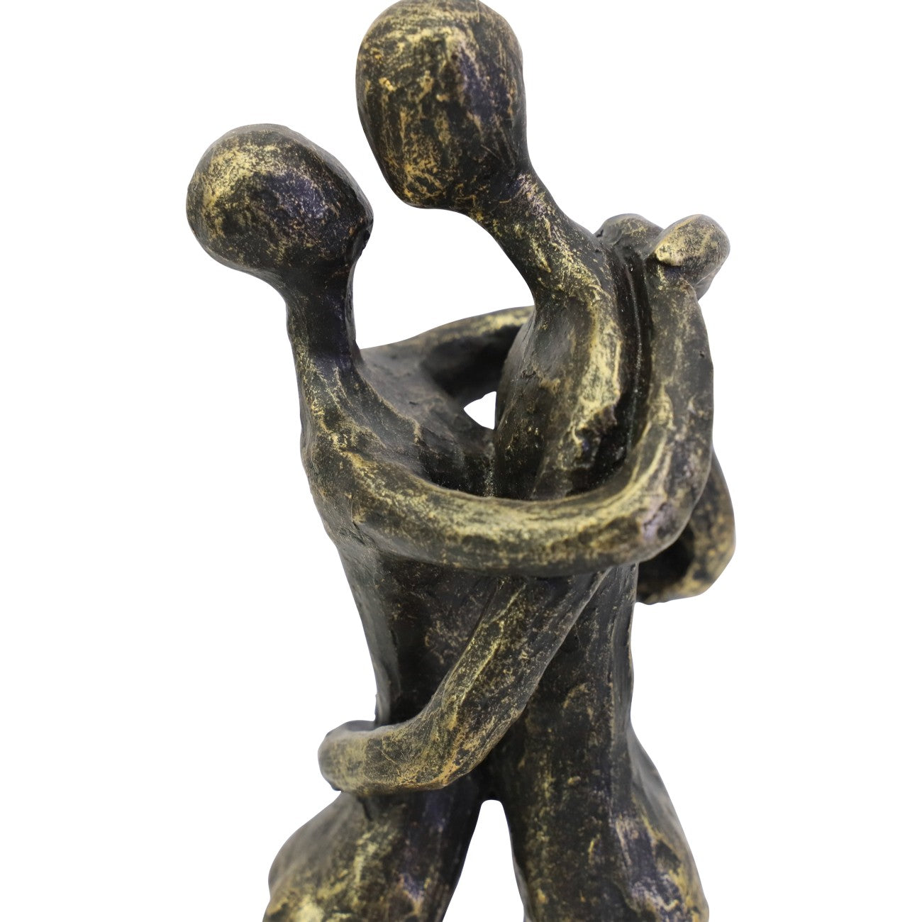 Antique Bronze Lovers Embrace Sculpture